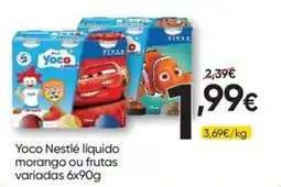 Froiz Yoco Nestlé líquido morango ou frutas variadas promoção
