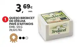 Continente Queijo brebicet de ovelha pavé d'affinois promoção