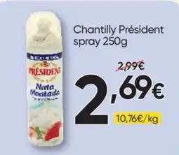 Froiz Chantilly president promoção