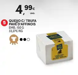 Continente Queijo c/ trufa pave d'affinois promoção