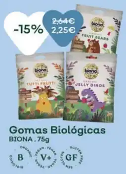 Celeiro Gomas Biológicas BIONA promoção