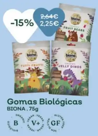Celeiro Gomas Biológicas BIONA promoção