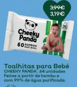 Celeiro Toalhitas para Bebé Cheeky Panda promoção
