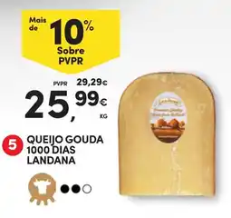 Continente Queijo gouda 1000 dias landana promoção