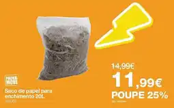 Staples Saco de papel para enchimento 20L promoção