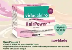 Celeiro HairPower+ vida celeiro promoção