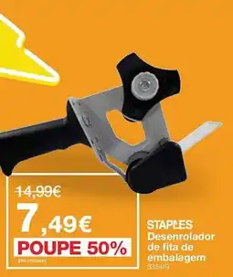 Staples staples desenrolador de fita de embalagem promoção