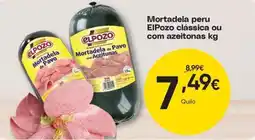 Froiz Mortadela peru elpozo clássica ou com azeitonas promoção