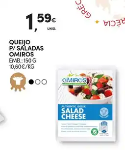 Continente Queijo p/ saladas omiros promoção