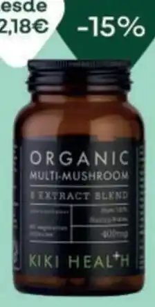 Celeiro Organic multi-mushroom extract blend kiki health promoção