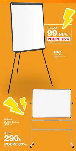 Staples Cavalete quadro 68x101cm promoção