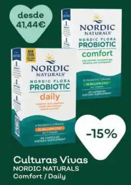 Celeiro Culturas Vivas Nordic Naturals Comfort / Daily promoção