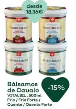 Celeiro Bálsamos de Cavalo Vitalsil promoção