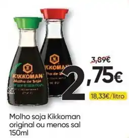 Froiz Molho soja Kikkoman original ou menos sal promoção