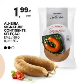 Continente Alheira signature continente seleção promoção