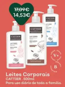 Celeiro Leites Corporais Cattier promoção
