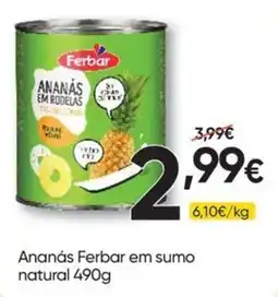 Froiz Ananás Ferbar em sumo natural promoção