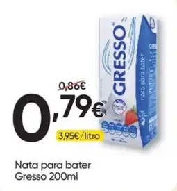 Froiz Nata para bater Gresso promoção