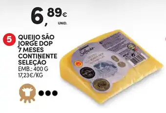 Continente Queijo são jorge dop promoção