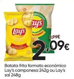 Froiz Batata frita formato económico Lay's camponesa ou Lay's sal promoção