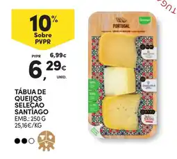 Continente Tábua de queijos seleção santiago promoção