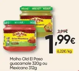 Froiz molho old el paso guacamole ou mexicano promoção