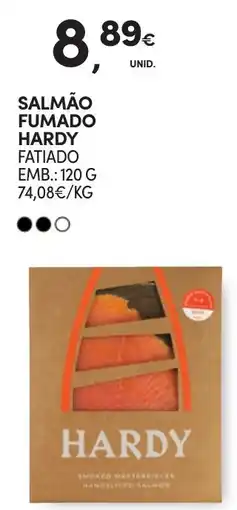 Continente Salmao fumado hardy fatiado promoção