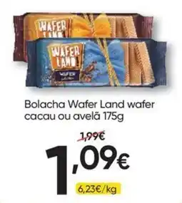 Froiz Bolacha Wafer Land wafer cacau ou avelã promoção