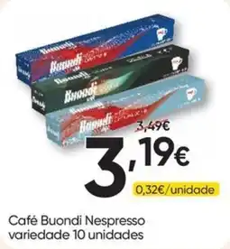 Froiz Café Buondi Nespresso variedade 10 unidades promoção