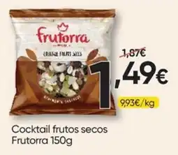 Froiz Cocktail frutos secos Frutorra promoção