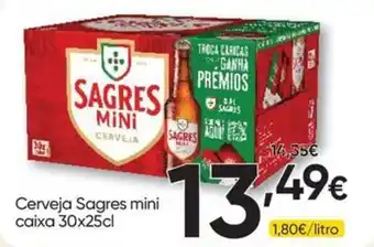 Froiz Cerveja Sagres mini promoção