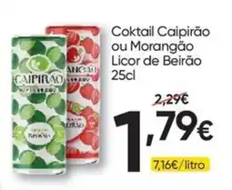 Froiz Cocktail Caipirão ou Morangão Licor de Beirão promoção