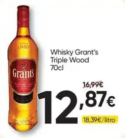 Froiz Whisky Grant's Triple Wood promoção