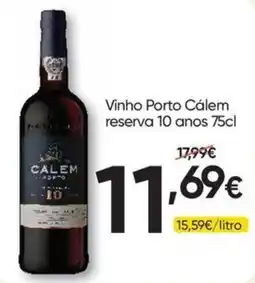 Froiz Vinho Porto Calem reserva 10 anos promoção