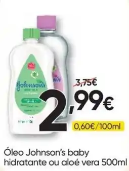 Froiz Óleo Johnson's baby hidratante ou aloe vera promoção