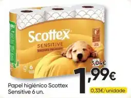 Froiz Papel higiénico scottex sensitive promoção