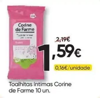 Froiz Toalhitas íntimas Corine de Farme promoção