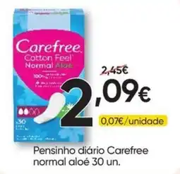 Froiz Pensinho diário Carefree normal aloé promoção