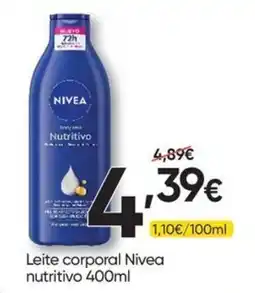 Froiz Leite corporal Nivea nutritivo promoção