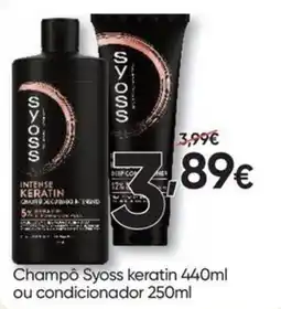 Froiz Champô Syoss keratin promoção