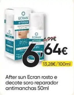 Froiz After sun Ecran rosto e decote soro reparador antimanchas promoção