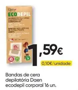 Froiz Bandas de cera depilatória daen ecodépil corporal promoção