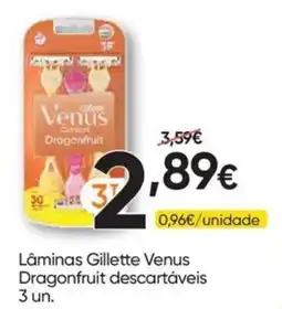 Froiz Lâminas gillette venus dragonfruit descartáveis promoção
