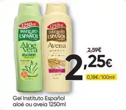 Froiz Gel instituto espanhol aloe ou aveia promoção