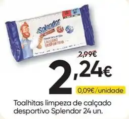 Froiz Toalhitas limpeza de calçado desportivo Splendor promoção