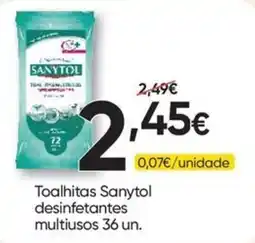 Froiz Toalhitas sanytol desinfetantes multiusos promoção