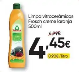 Froiz Limpa vitrocerâmicas Frosch creme laranja promoção