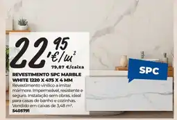 BigMat Revestimento spc marble white promoção
