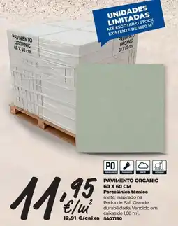 BigMat Pavimento organic promoção