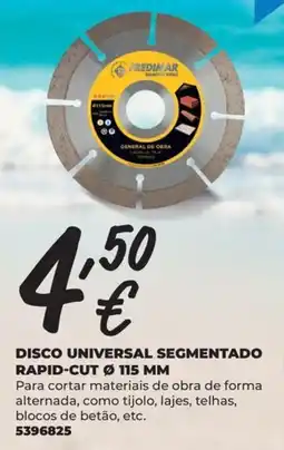 BigMat disco universal segmentado rapid-cut ø 115 mm promoção